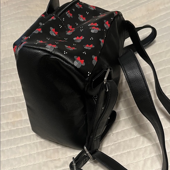 Disney Dani Danielle Nicole Black and Red Minnie Mouse Backpack Purse Adjustable main image 11